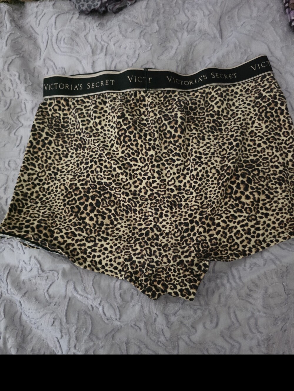 Victoria's Secret Leopard Print Bandeau Top - Tan & Black